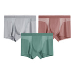 3 Pack Men's 3D Pouch Seamless Modal Trunks
