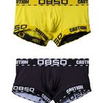 2 Pack Men's U-Pouch Low-Rise Breathable Trunks