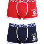2 Pack Men's Ultra-Soft Quick-Dry Day-Long Comfort Snug Fit Breathable Trunks