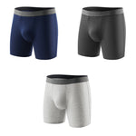 3 Pack Men's Plus-Size Anti-Chafing Performance Boxer Briefs
