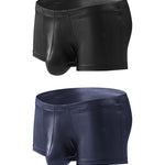 2 Pack Men's Big Pouch Performance Sexy Trunks