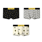 3 Pack Men's Ultra-Soft Cotton Antibacterial Odor-Control Trunks