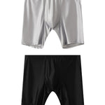 2 Pack Men's Second-Skin Feel Smooth Touch Anti-Chafing Boxer Briefs