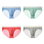 4 Pack Men's Seamless Quick-Dry with Enhancing U-Pouch Briefs