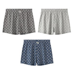3 Pack Men's Day-Long Comfort Cooling Airflow Ultra-Soft Home Shorts