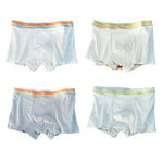 4 Pack Men's Soft-Touch Cotton Antibacterial All-Season Daily Stretch Luxury Trunks