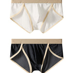 2 Pack Men's Breathable High-Stretch Seamless Comfort Odor-Control Briefs