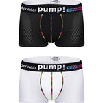 2 Pack Men's Athletic Mesh Trunks with Sculpted Pouch and Stretch Fit