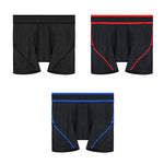3 Pack Men's Mesh Sport Boxer Briefs – Anti-Chafing with Dual Pouch Support