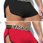 2 Pack Men's Comfortable Lounge Sport Boxer Briefs