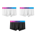 3 Pack Men’s U Pouch Trunks with Ombré Waistband