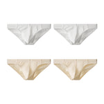 4 Pack Men's Organic Cotton Stretch Fit Workout Ready Briefs