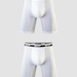 2 Pack Men's Solid Color Breathable Mesh Comfortable Midway Briefs