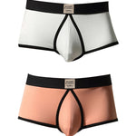 2 Pack Men’s Soft & Breathable Trunks with Supportive Pouch