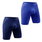 2 Pack Men’s Front Pouch Mesh Boxer Briefs