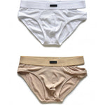 2 Pack Men's Low-Rise Sexy Side-Opening Briefs