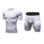 Men's Fitness Running Moisture-Wicking & Quick-Dry Fabric Activewear Tops & Tights