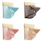 4 Pack Men's Ice Silk Breathable Separate Ultra-Thin Trunks