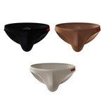 3 Pack Men's Ice Silk Satin Fabric Breathable & Luxury Briefs