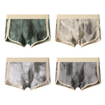 4 Pack Men's No-Roll Mid-Rise Movement-Friendly Soft Boxer Briefs