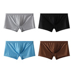 4 Pack Men's Supportive Pouch Cooling Airflow Seamless Comfort Trunks