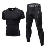 Men's Full Coverage Mesh Panel Quick-Dry Fabric Odor-Control Tops & Tights