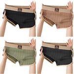 4 Pack Men's Cooling Airflow Body-Contouring Fit All-Season Boxer Briefs