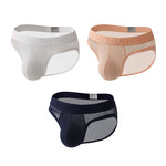 3 Pack Men's Comfortable Sport Fit High-Stretch Mesh Briefs