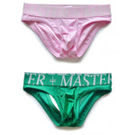 2 Pack Men's Trendy Low-Rise Double Strap Jockstrap