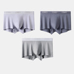 3 Pack Men's Comfy Waistband Anti-Chafing Supportive Pouch Trunks