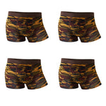 4 Pack Men's Breathable Recycled-Fiber Camo Trunks