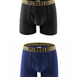 2 Pack Men's Sexy Sports Ice Silk Boxer Briefs