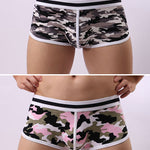 2 Pack Men's Ultra-Soft Bold Prints Sporty Cut Anti-Chafing Snug Fit Trunks