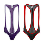 2 Pack Men's Mesh Breathable Quick Dry Tight Activewear Tops
