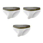 3 Packs of Men's Breathable Sports Ice Silk Seamless Briefs
