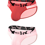 Men's Mesh Sport Briefs with Contoured Pouch & Ventilation
