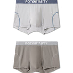 2 Pack Men's Mid-Rise Ultra-Soft Modal Antibacterial High-Stretch Trunks