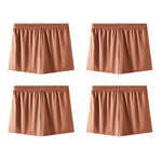 4 Pack Men's Luxury Soft Loose Fit Skin-Friendly Home Shorts