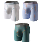 3 Pack Men's Mid-Rise Sporty Cut Full Coverage Anti-Chafing Odor-Control Midway Briefs