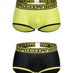 2 Pack Men’s Breathable Large Pouch Mesh Fitness Trunks
