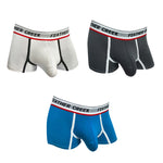 3 Pack Men's Separate Pouch Trunks with Large Contoured Pouch and High Stretch
