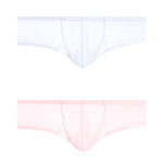 2 Pack Men's Breathable Sheer Elegance Quick-Dry Ultra-Soft Trunks