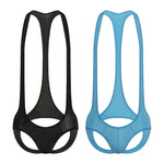 2 Pack Men's Solid Stretch Fit Seamless Comfort Jockstrap Singlet
