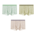 3 Pack Men's Lightweight & Airy Seamless Comfort Ice Silk Trunks