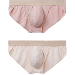 2 Pack Men’s Low-Rise Split-Side Bikini with Separate Pouch