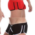 2 Pack Men's Ultra-Soft Modal Low-Rise Comfy Waistband Odor-Control Trunks