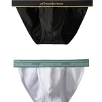 2 Pack Men's U-Pouch Gym Fitness Breathable Cotton Briefs