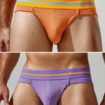 Sexy Spliced Color Briefs For Men