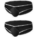2 Pack Men's Ice Silk Breathable Cooling Touch Anti-Odor Daily Stretch Bikini