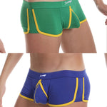 2 Pack Men's Ultra-Soft Modal Low-Rise Comfy Waistband Odor-Control Trunks